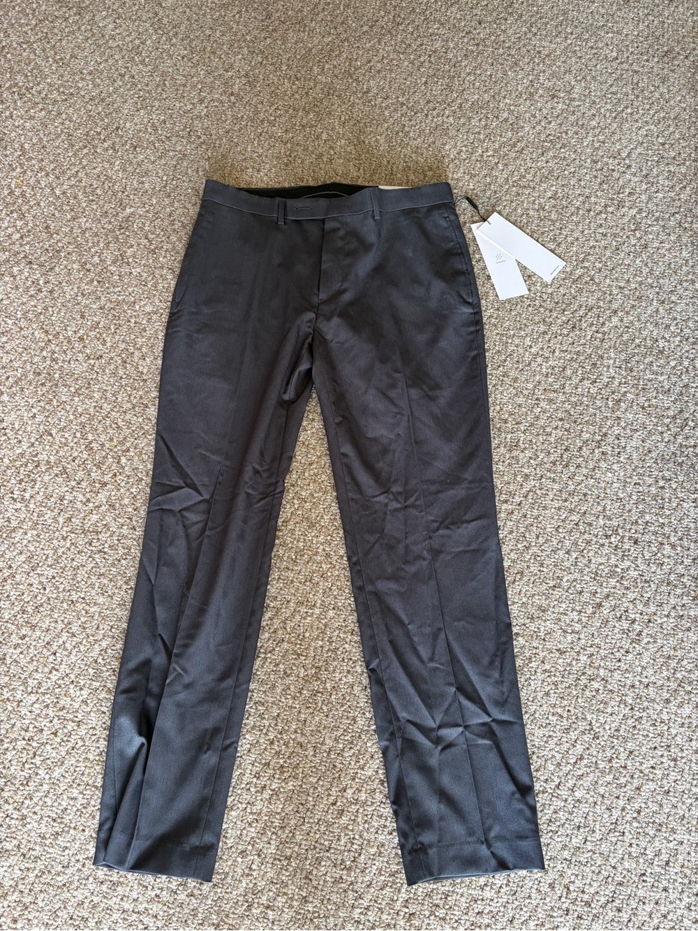 Calvin Klein Men's Black Dress Pants - Slim Straight